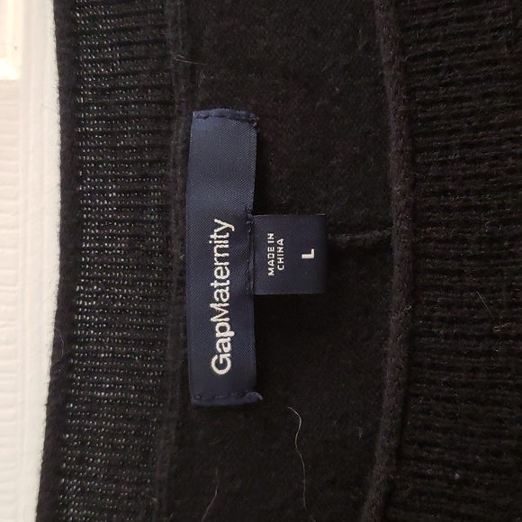 Gap maternity L black lightweight sweater - Picture 2 of 6